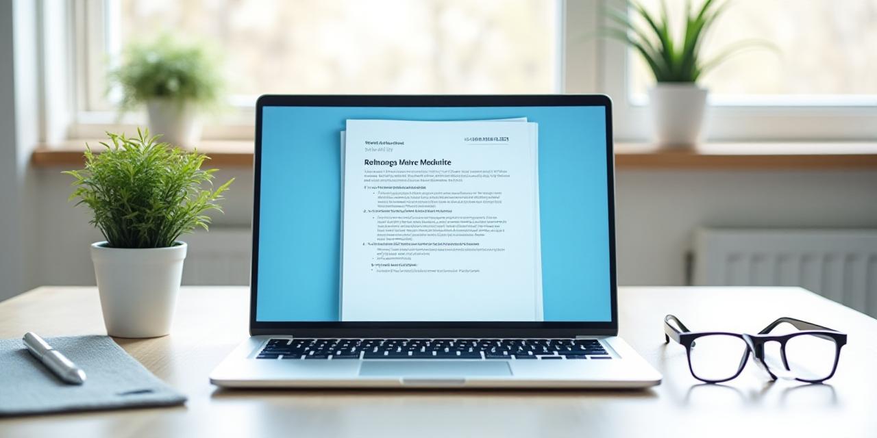 Professionista che lavora al computer con curriculum cartaceo sulla scrivania